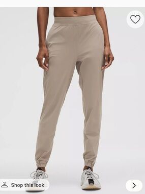 Lululemon Adapted State High-Rise Jogger Full Length in Warm Ash Gray size 4